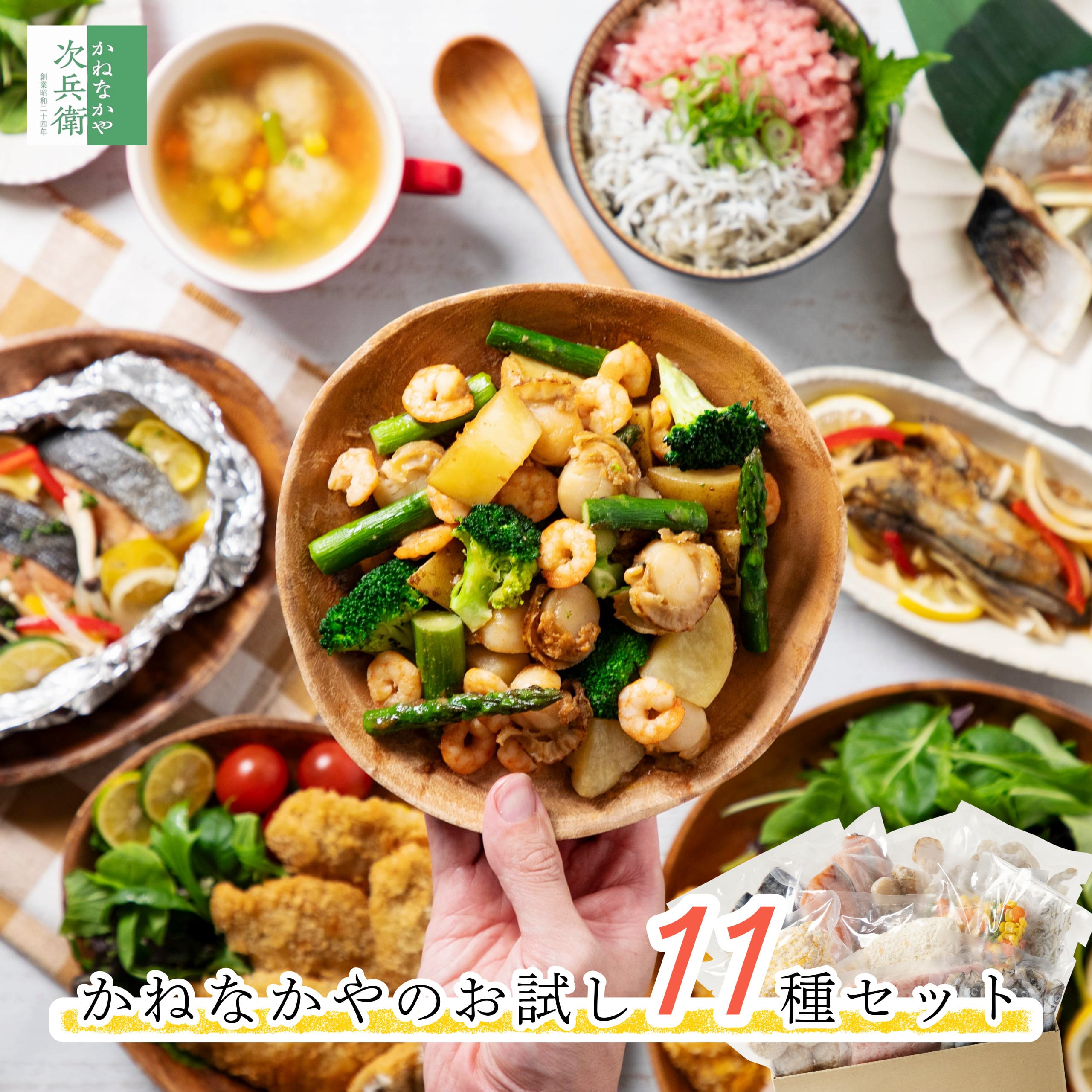 かねなかやのお試し11種セット 海鮮 揚げ物 魚 切り身 骨取り 色々な商品を少しずつお試しできるセットがほしい!お客様の声を商品化 専用レシピ付で調理も簡単 1商品につき2-3人分 小分け セットでお届け【C配送:冷凍】