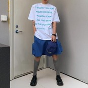 フロントプリントTシャツ A4024