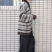 strata design acrylic wool cardigan