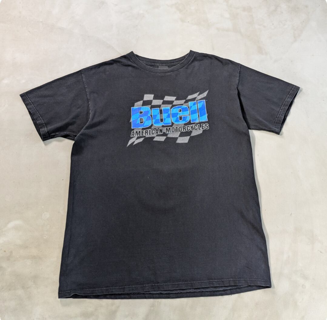 harley davidson " Buell American Motorcycles" tee 小岩店