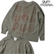 gym master ジムマスター 10oz BETTER DAYS スウェット ビッグTEE Always Keep Smiling ワイドシルエット 長袖Tシャツ メンズ レディース コットン100% LOVE&PEACE G821724 カーキ