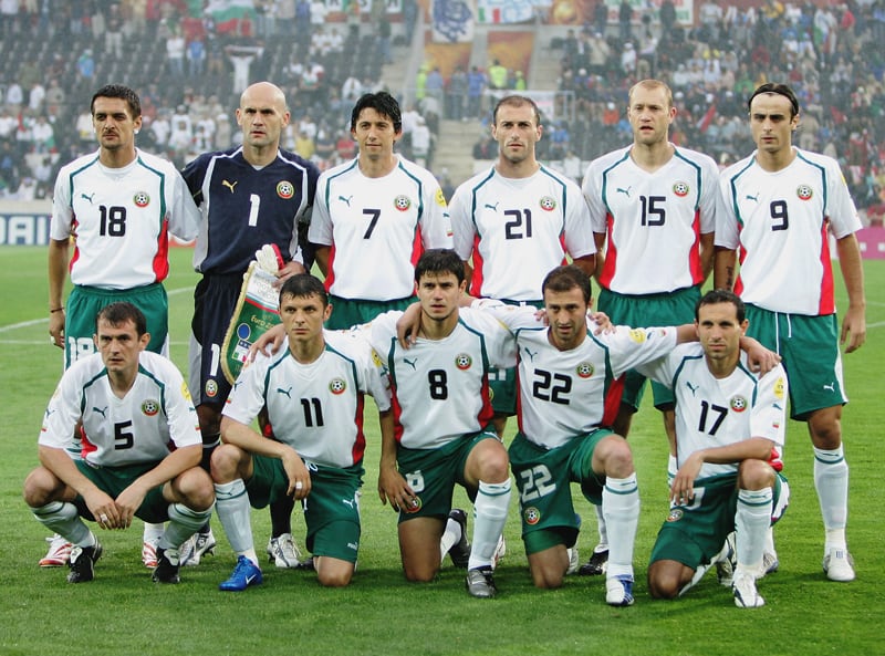 ブルガリア代表 2004 Puma ホーム半袖 ユニフォーム（インポートL 