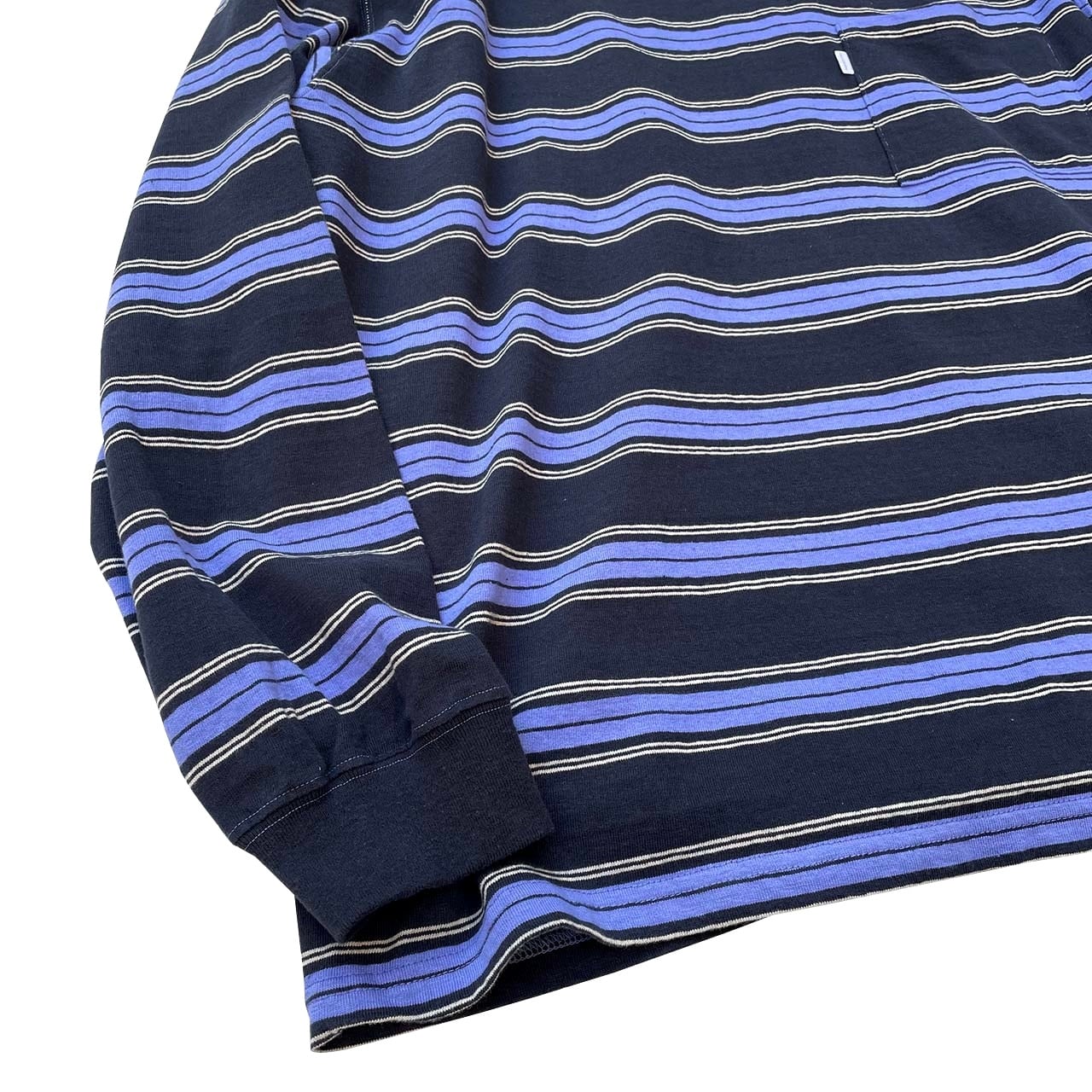 FILL THE BILL】RAFFY BORDER LONG TEE (BLACK) | HEIGHTS Online Store