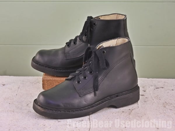 ビンテージRUGAKフランス軍ブーツ黒ブラックメンズ4427cmX545 | 古着屋