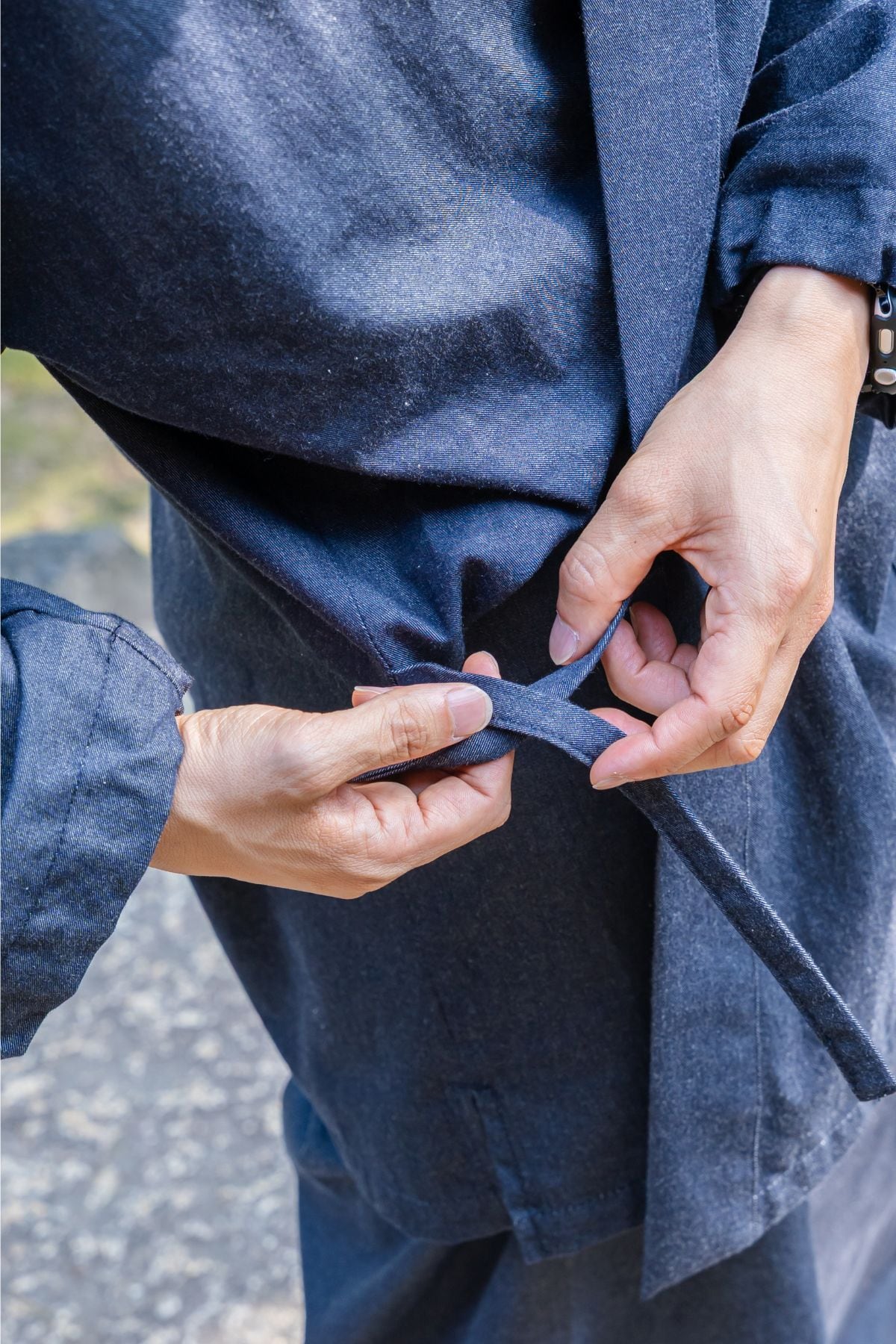 受注生産｜数量限定】清涼感を纏う「デニム作務衣-涼- / DENIM SAMUE