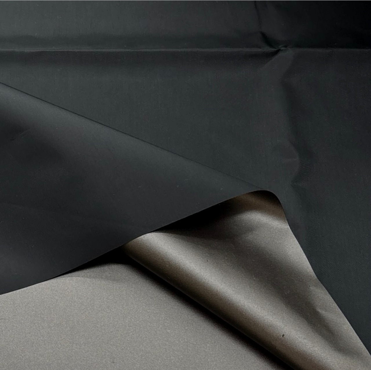 NO034◆3m◆L◆ナイロン100%撥水加工生地◆ブラック
