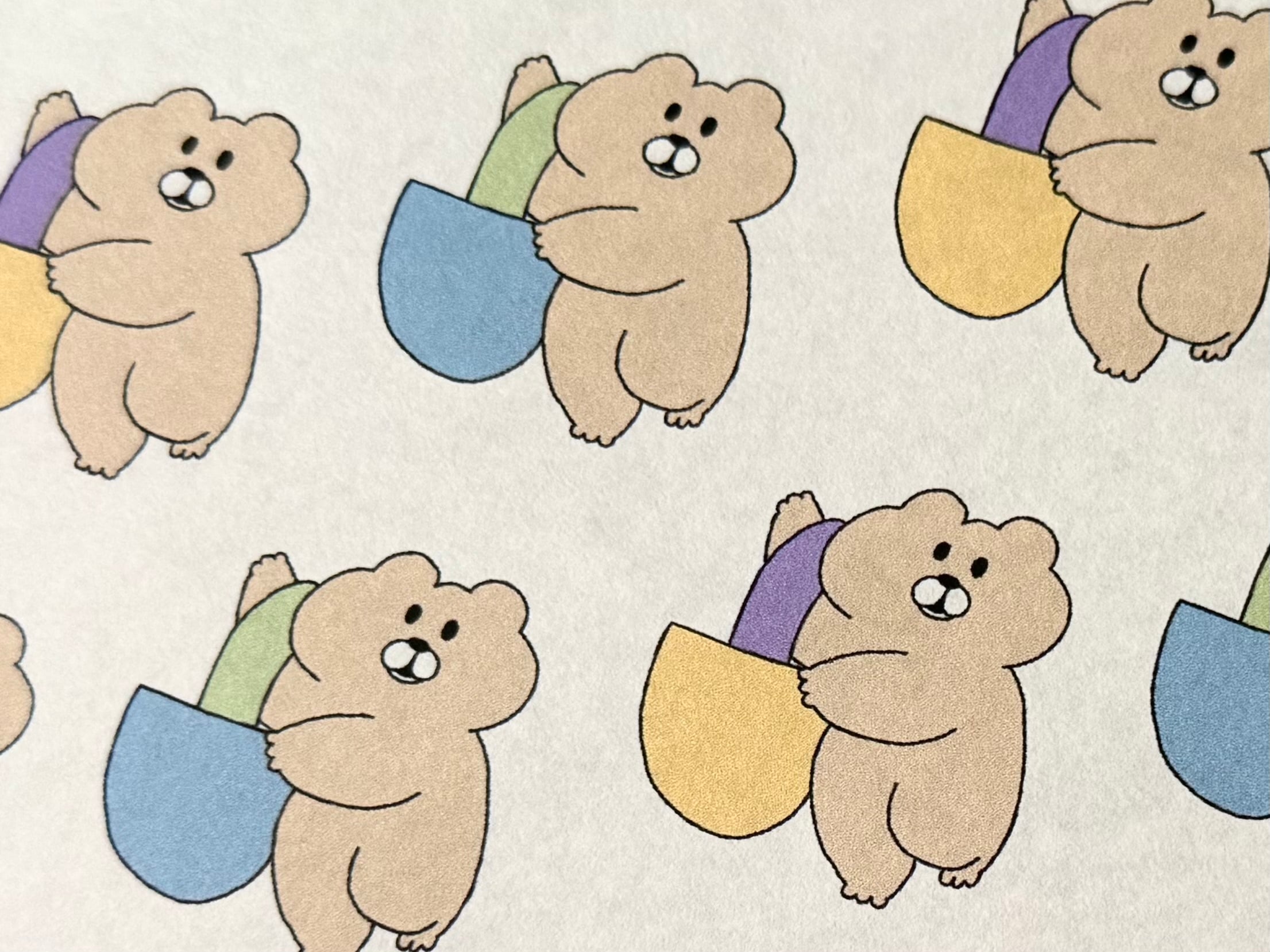 BB BEAR PAPER _ おかいものBBくま