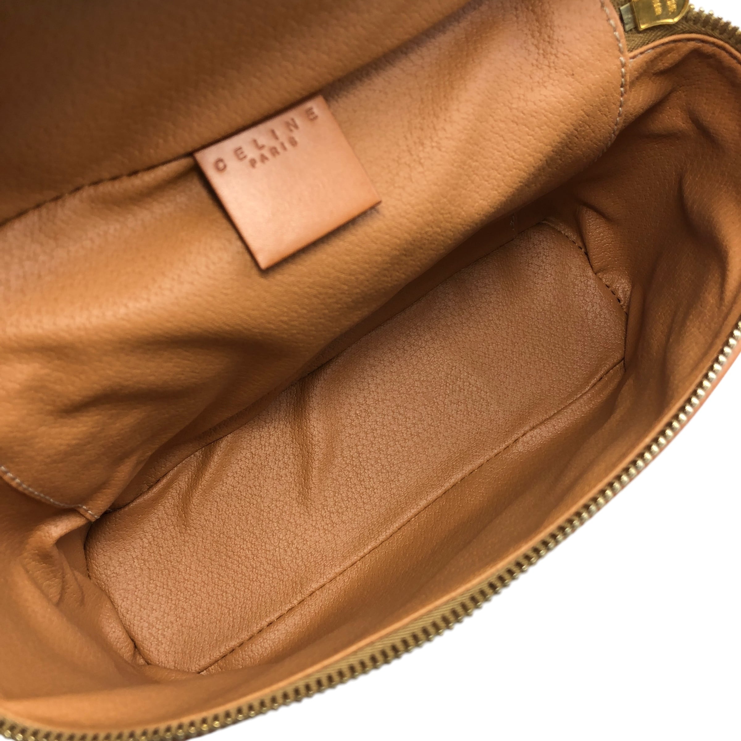 CELINE セリーヌ ハンドバッグ マカダム バニティバッグ ブラウン