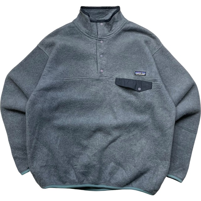 《L》 patagonia パタゴニア チンチラスナップT グレー no.4931