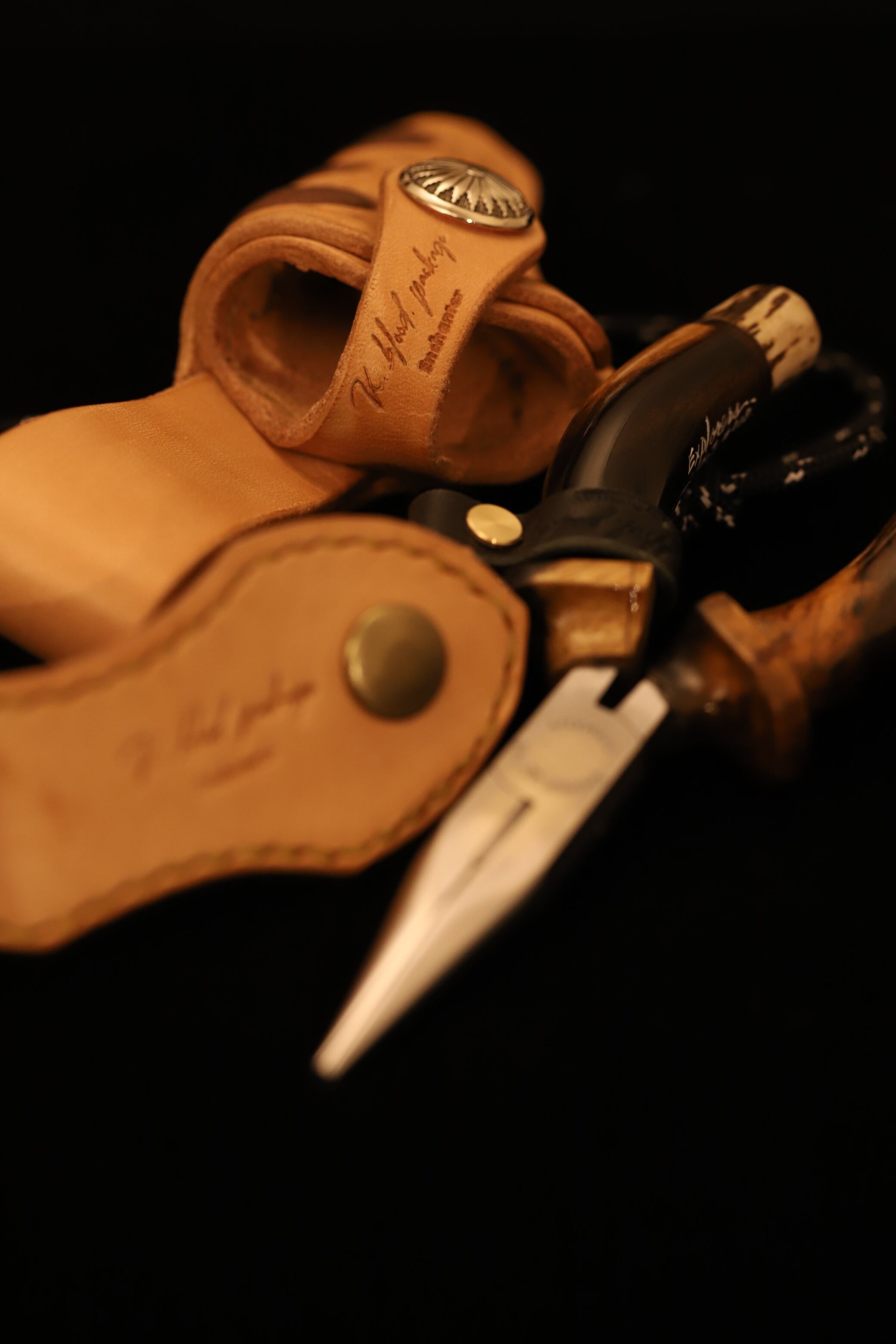 K.blood.package KNIPEX Stag ＋ 黒柿 Custom Plier 160 size