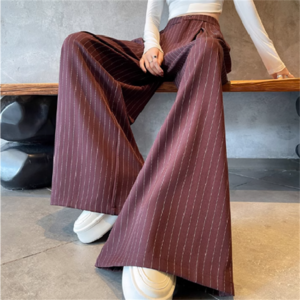 【送料無料】ボトムス ワイドパンツ 4色 フレア Aライン ガウチョ ロング マキシ ポケット 薄手生地 かわいい 大人可愛い 大人女子 綺麗 シンプル カジュアル 大人 上品 おしゃれ お洒落 こなれ感 ラフ エレガント コンサバ 着痩せ レディライク しましま ストライプ 秋 20代 30代 40代 レディース 女性用 ママ デート お出かけ 女子会 お呼ばれ 休日 お茶会 着回し 普段使い ファッション コーデ スタイル 楽ちん 体型カバー 定番 デイリーユース オーバーシルエット ベイクドカラー