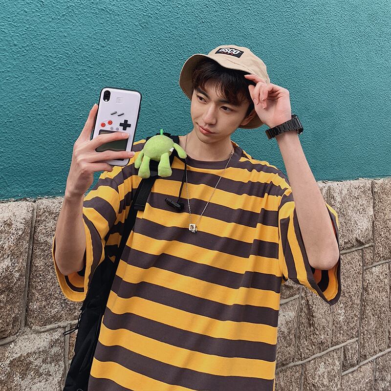 全3色 Tシャツ カットソー ボーダー カジュアル シンプル