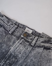 【#Re:room】TWO TUCK WIDE DENIM PANTS［REP321］