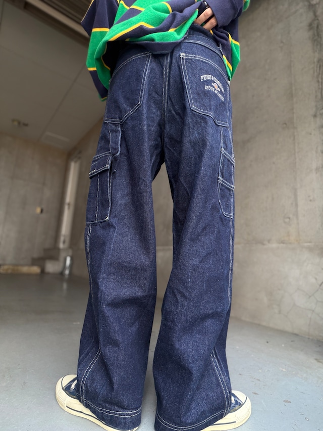 （PT1144）90’s FUBU cargo jeans made in Mexico