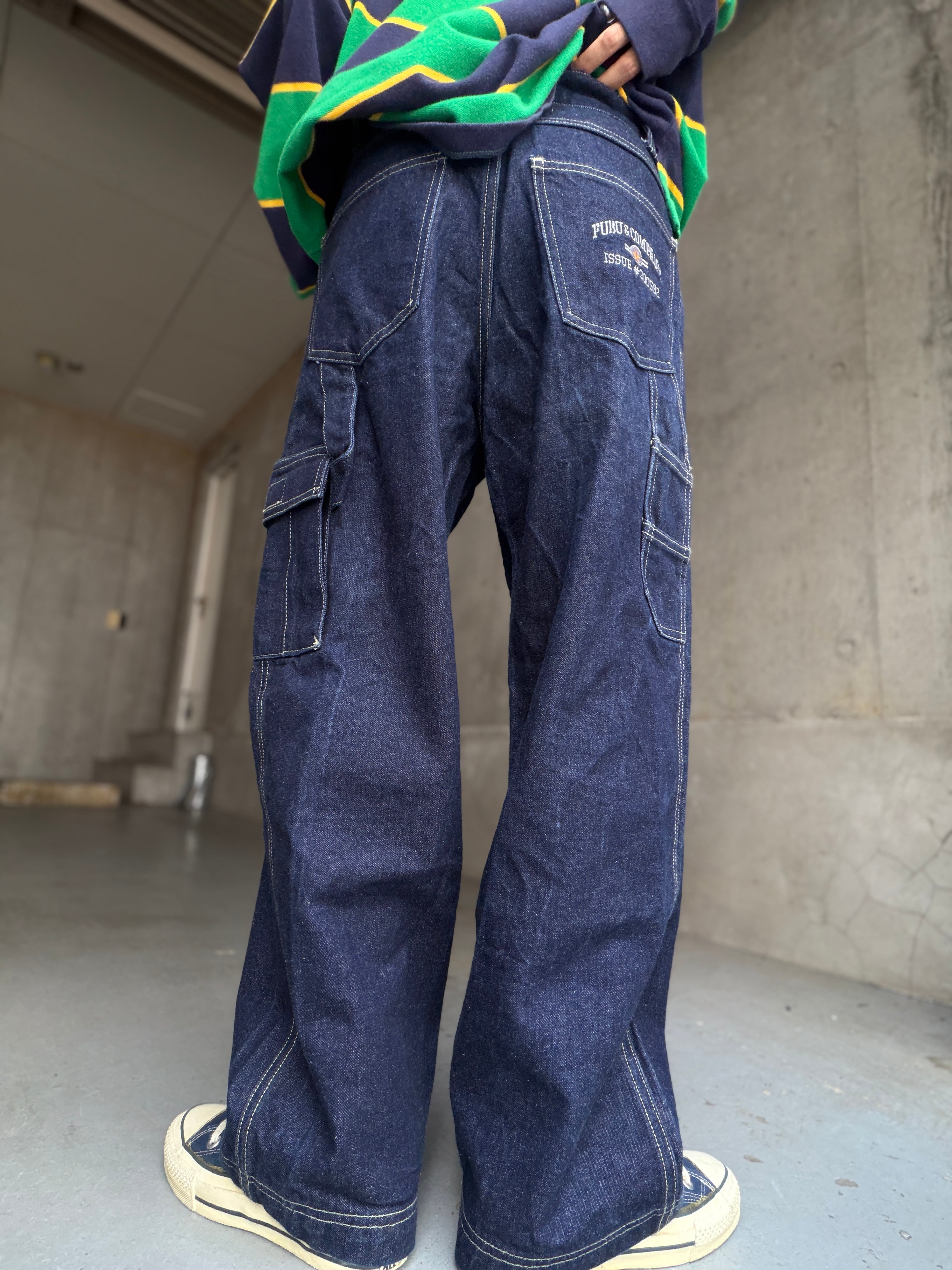(PT1144)90’s FUBU cargo jeans made in Mexico