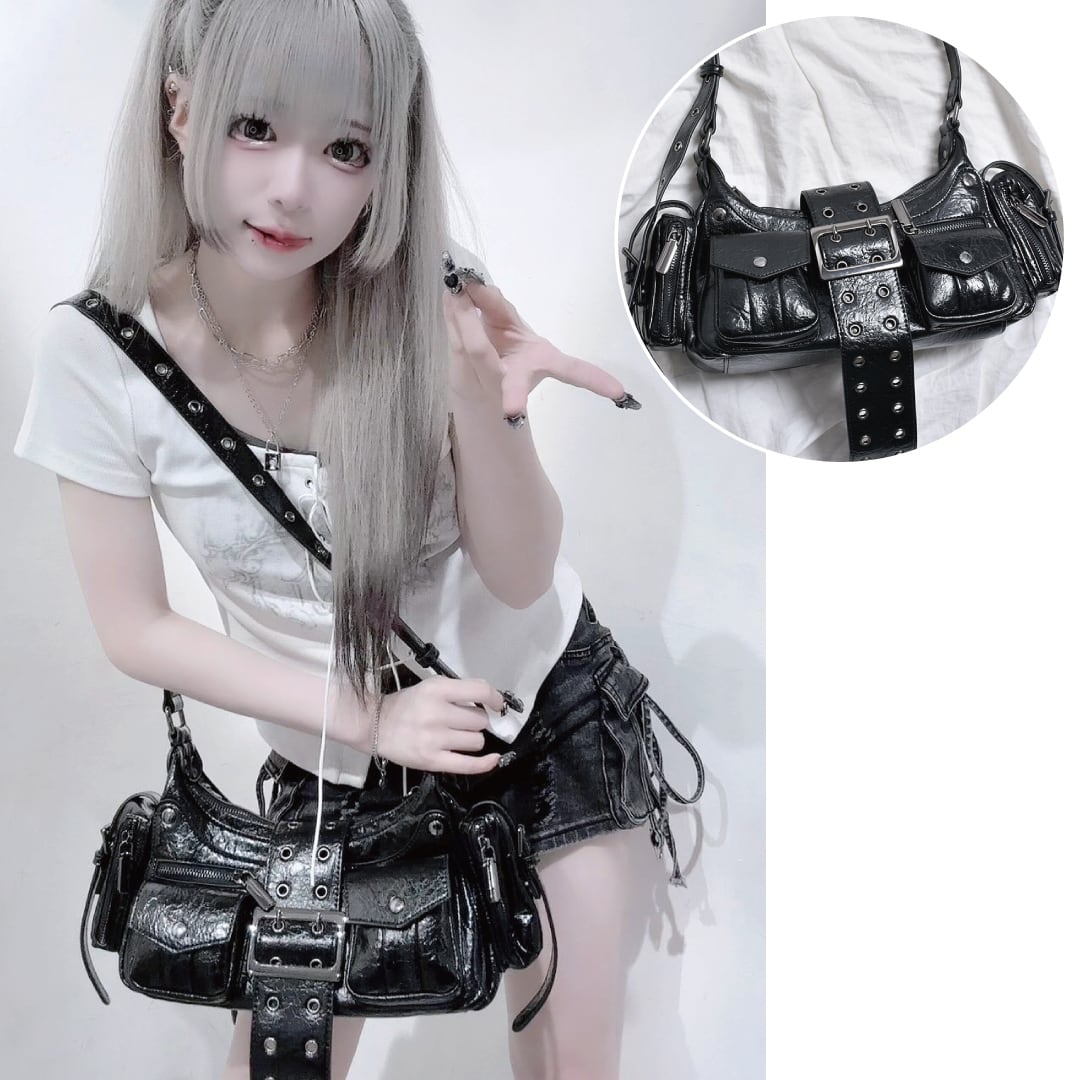 【7/7新着】ハトメロングショルダーバッグ