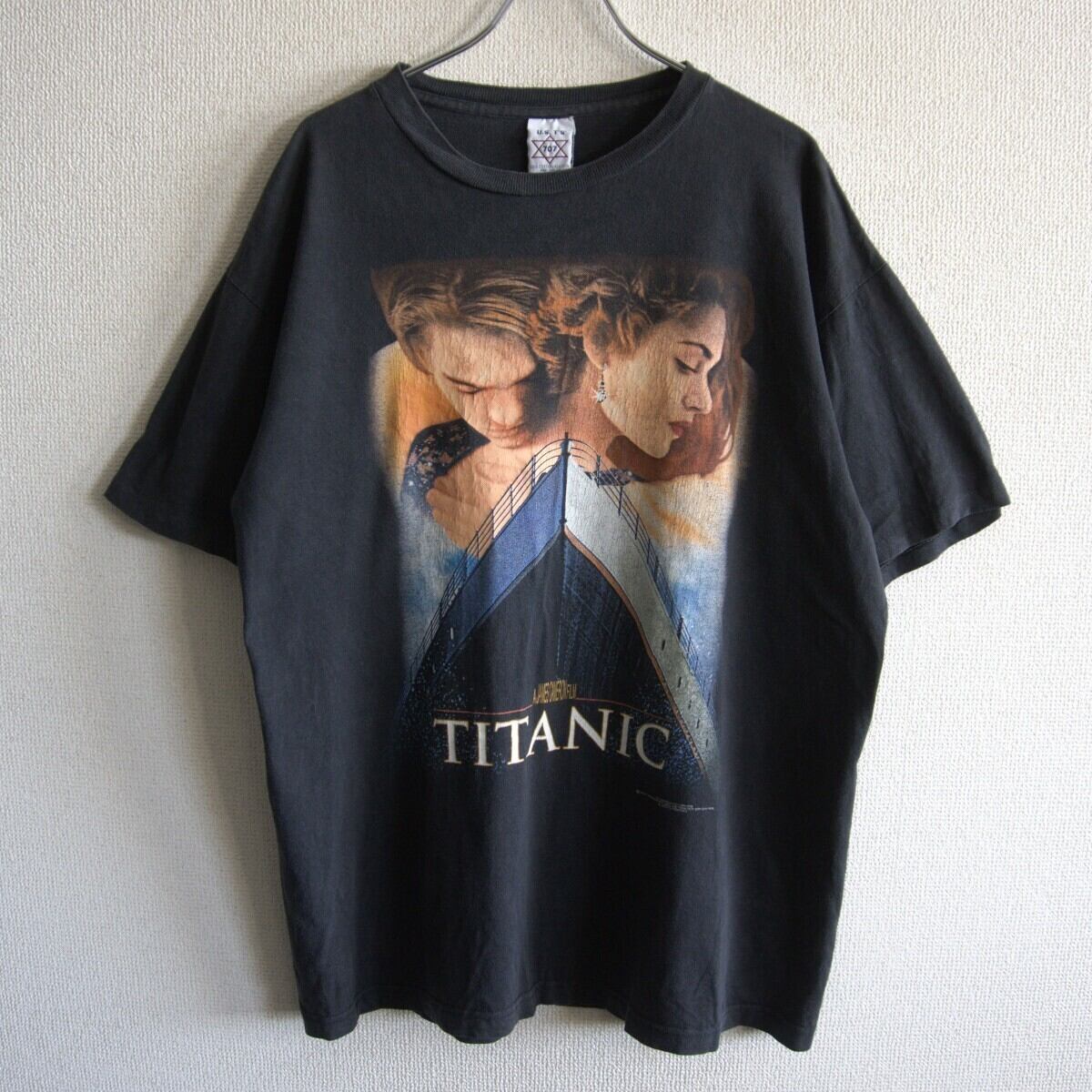 90s ビンテージ TITANIC Tシャツ L ムービーT 90s】 【TITANIC Tee】 L タイタニック 90年代 ムービーT 古着 T