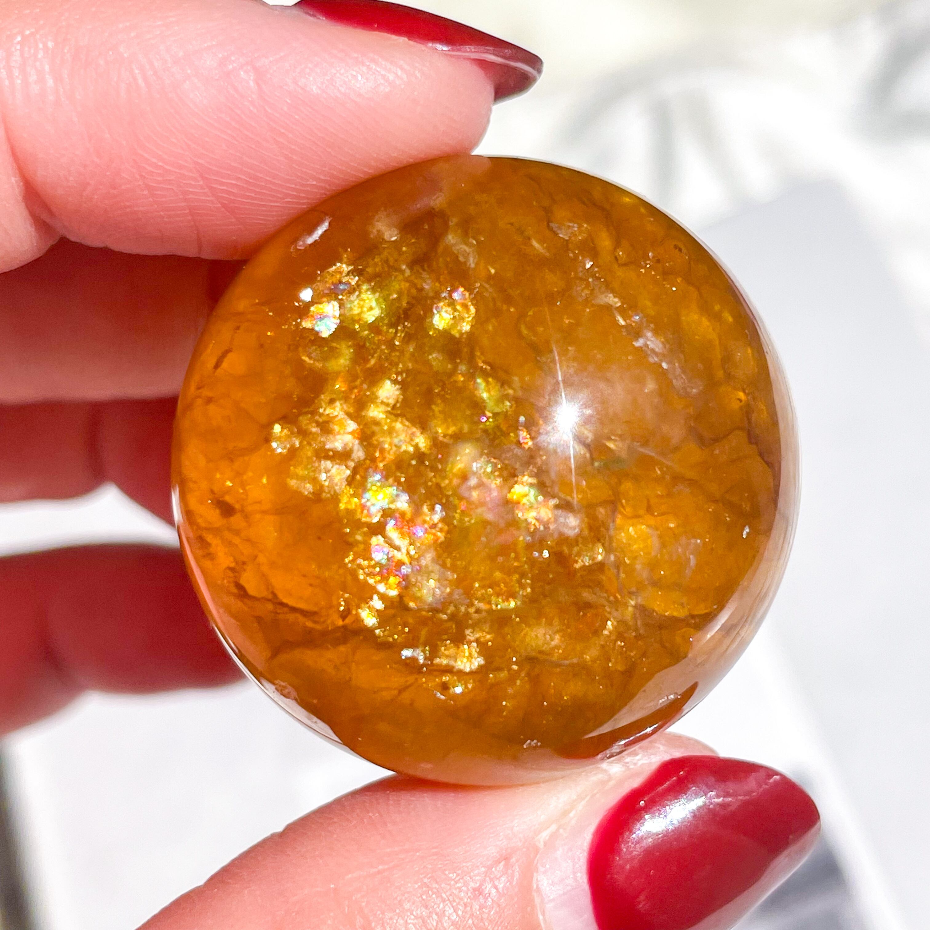 Yellow Mica Fluorite Sphere 3 ✧ イエローマイカフローライト