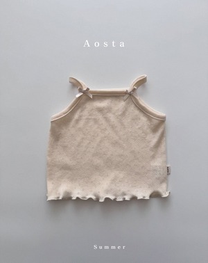 【 即納 】Eyelet Sleeveless Tee