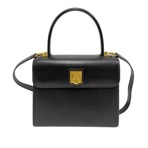 CELINE セリーヌ 2WAYバッグ レザー ブラック 8266-202209