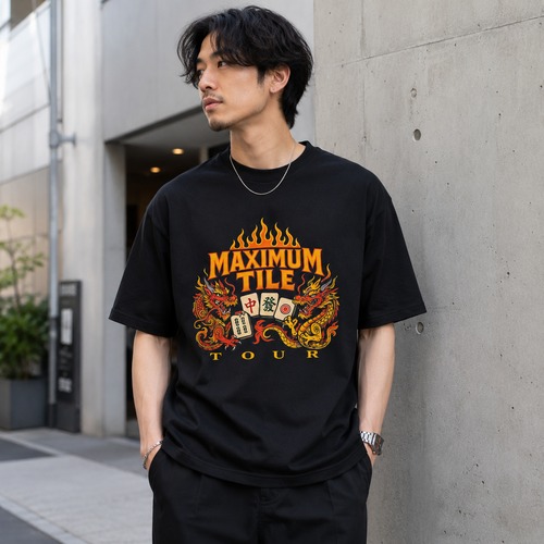 MAHJONGTILE 『麻雀Tシャツ』