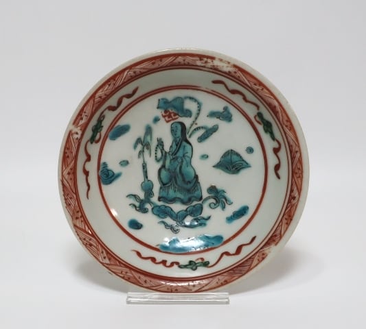 中国美術呉須赤絵 唐物南京赤絵五彩花瓶 染付花器骨董品 時代物高さ約18.5cm 南京呉須赤絵小鉢 5客 | 賢祥堂 うつわ店