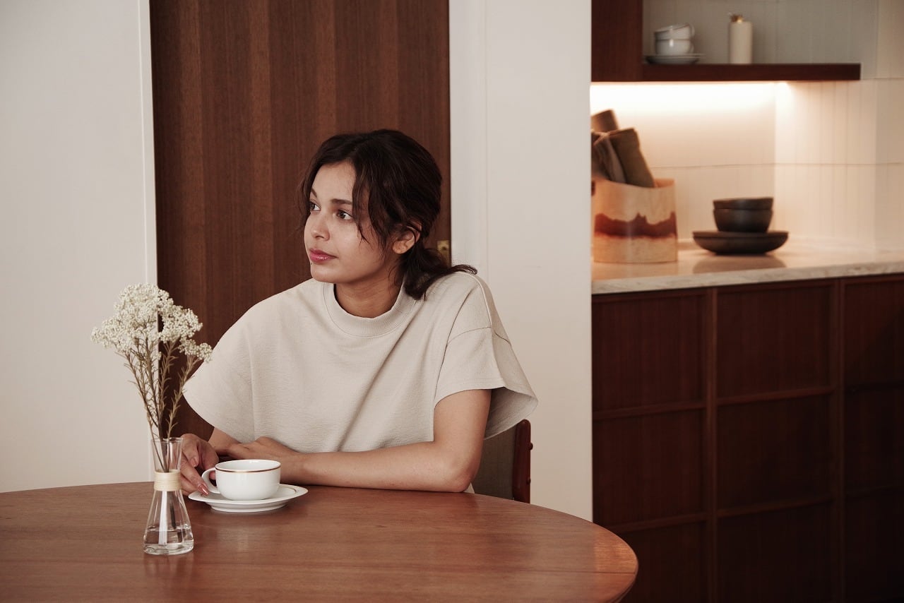 Air Spined Cotton Mock S/S Tee