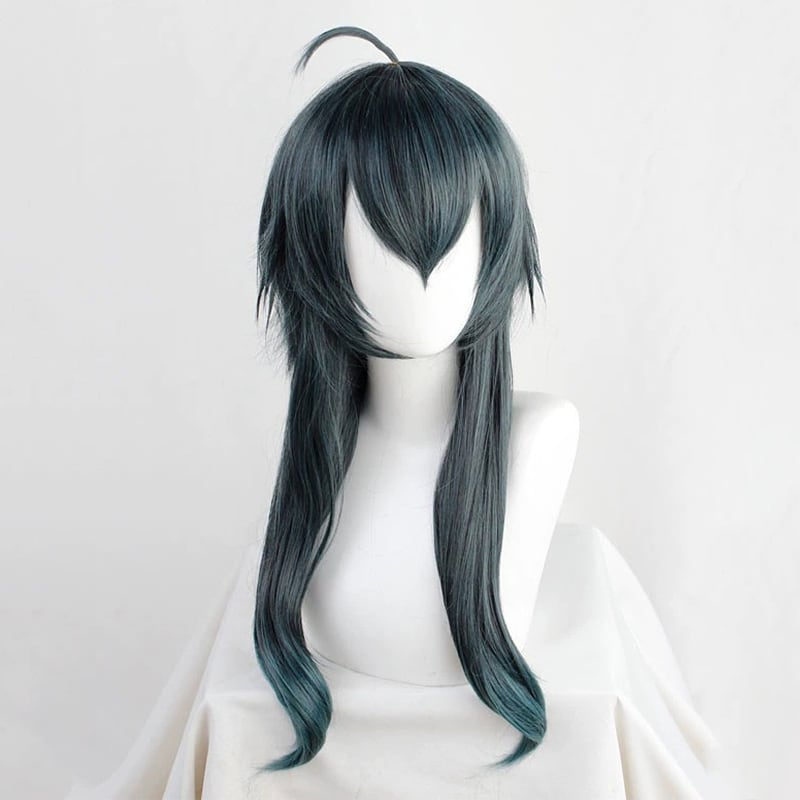 コスプレ耐熱ウィッグ モスグリーン グリーン グラデーション