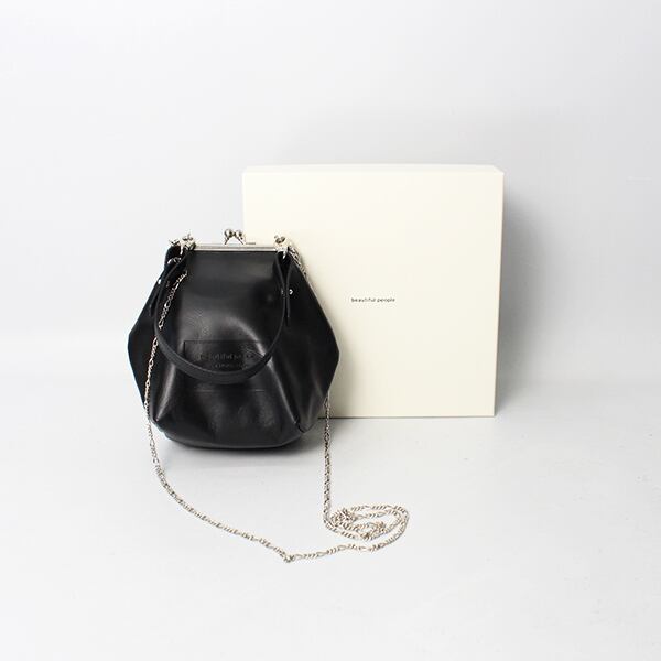 beautiful people ビューティフルピープル clasp shoulder hand pouch 