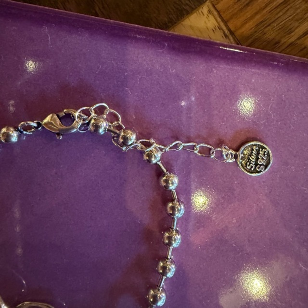 TOPANGA Accessory　 Silver heart charm Bracelet　シルバーハートチャームブレスレット　Silver　bracelet　シルバー　ブレスレット