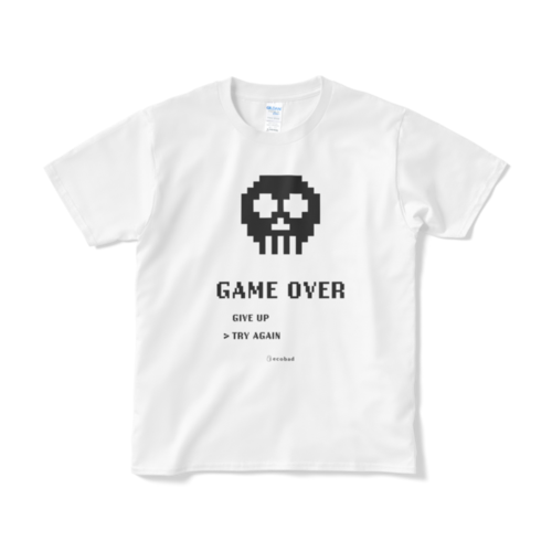 ecobad Tシャツ（game over）（色違い有）