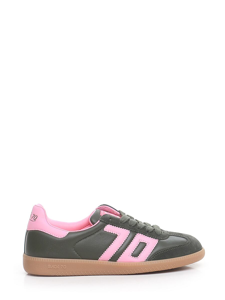 Back 70 スニーカー レディース D.green/pink 108005-15