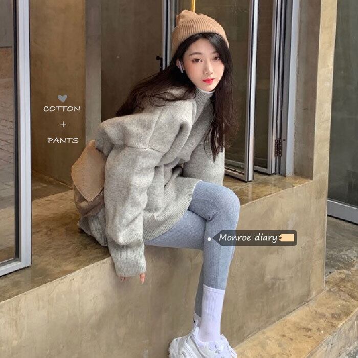 スタイルグレーセーター ニットスプリングトップス 春物 モンロー67080389424