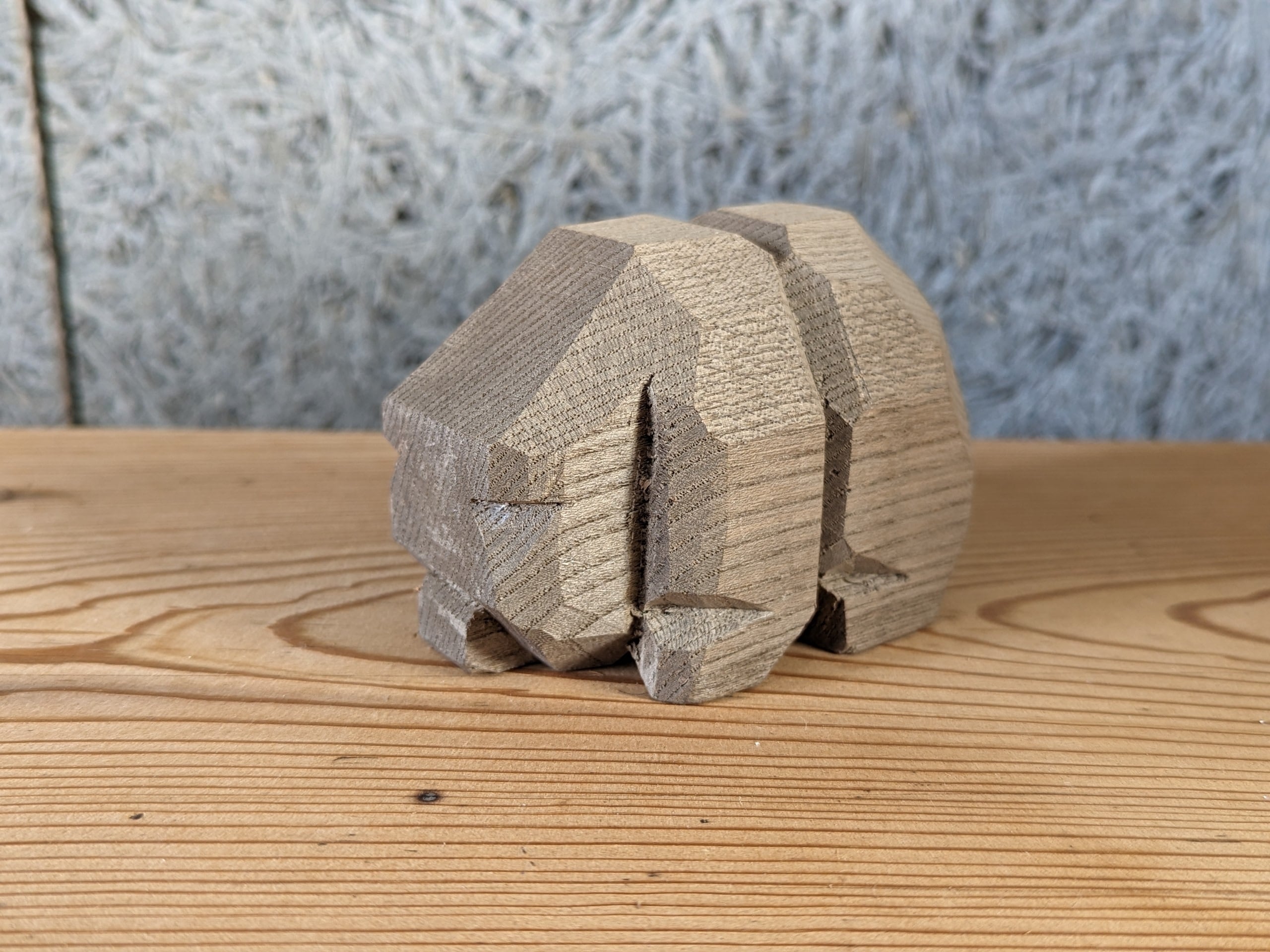 川口直人 下向き熊 #2 ※タモ埋れ木 | 木彫りの熊 | inoya | Basic