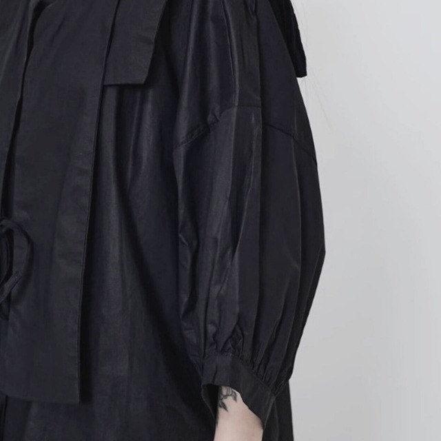 Layered design sailor collar blouse C0884