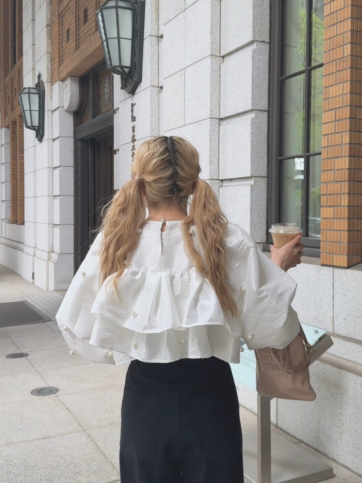 MARRYME FURIFURI BLOUSE (pearl) | MARRY ME.official