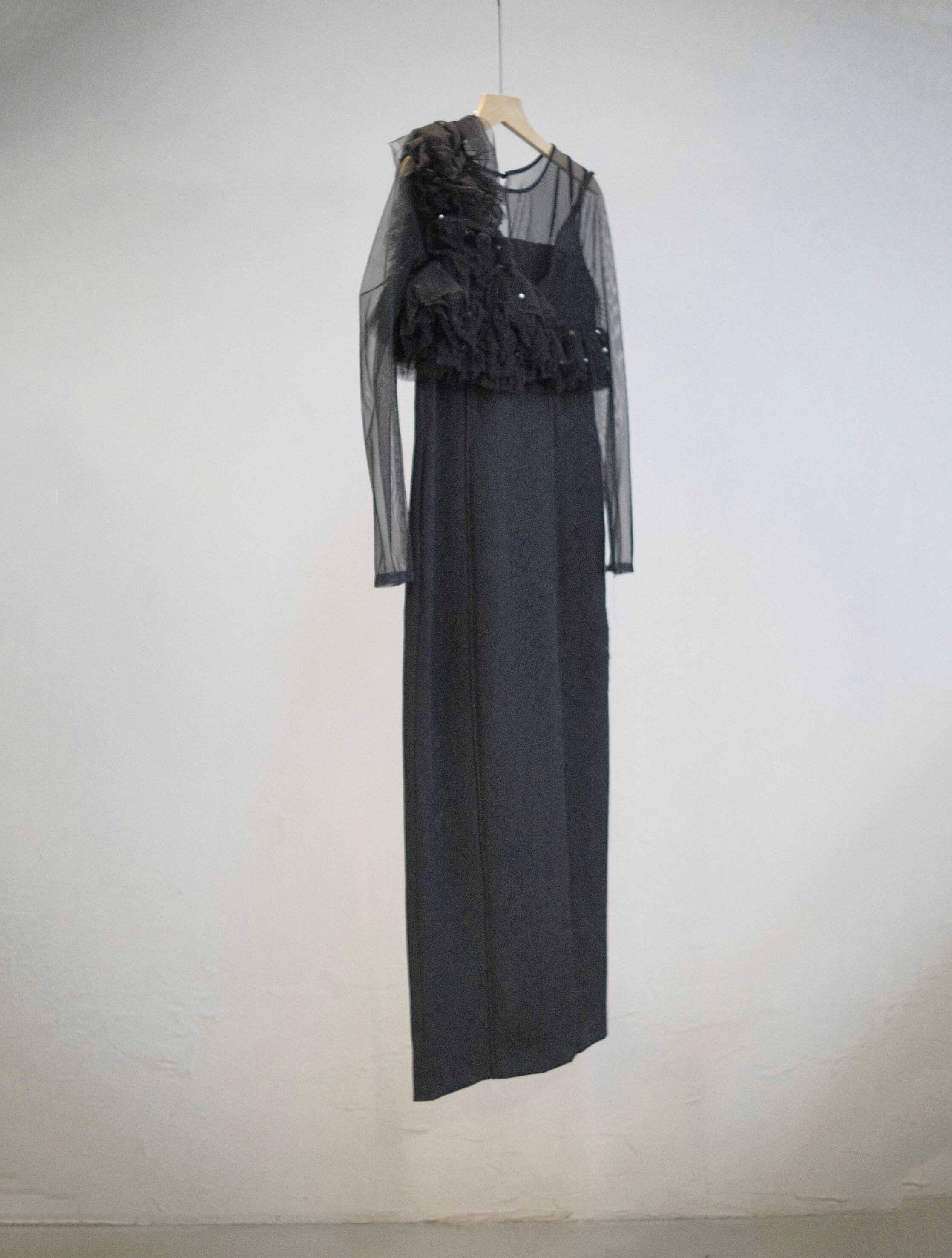 Pearl Bustier Dress / BLACK | kiddo.com