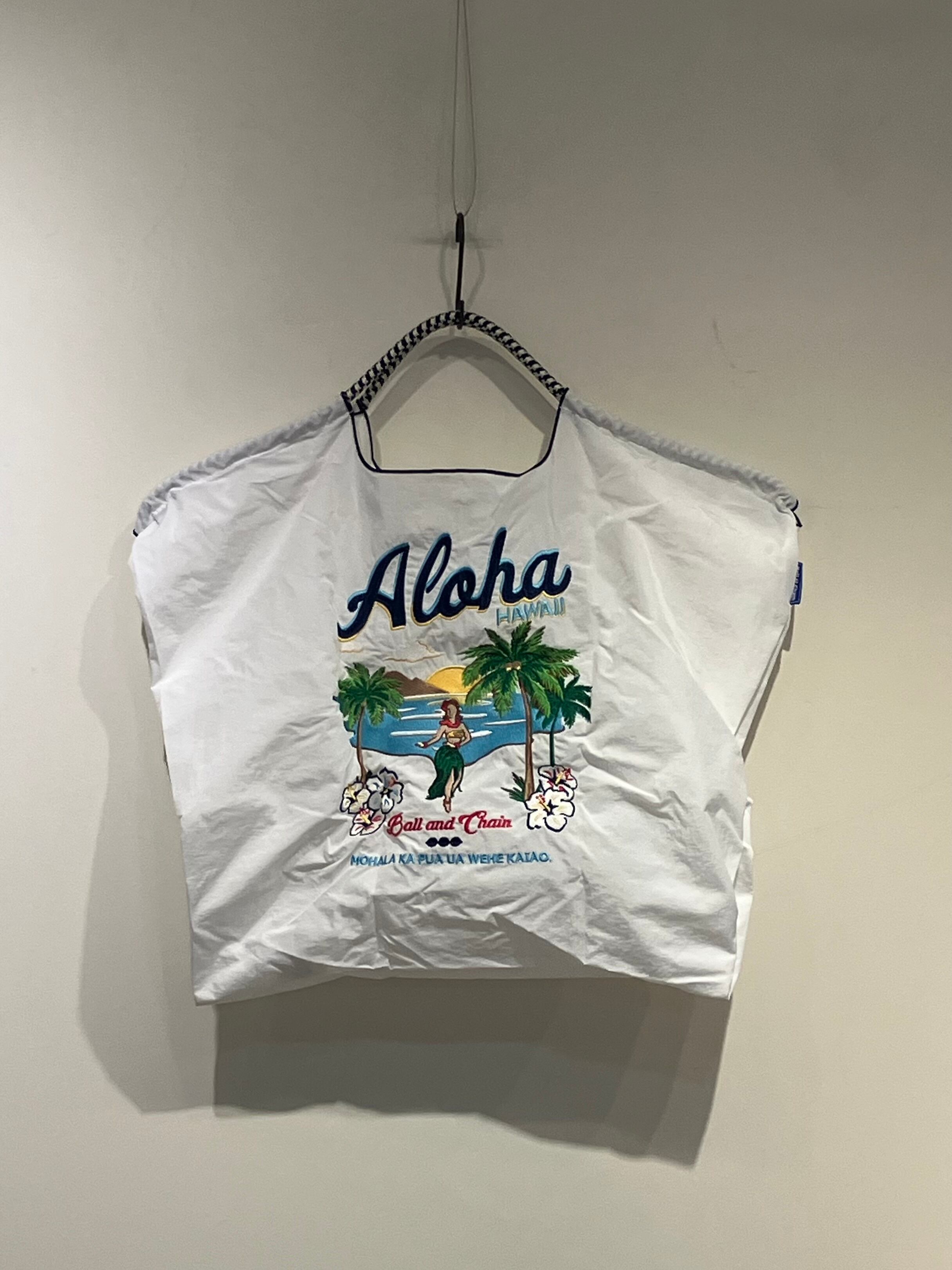 Ball&Chain ショッピングバッグ L size【ALOHA】