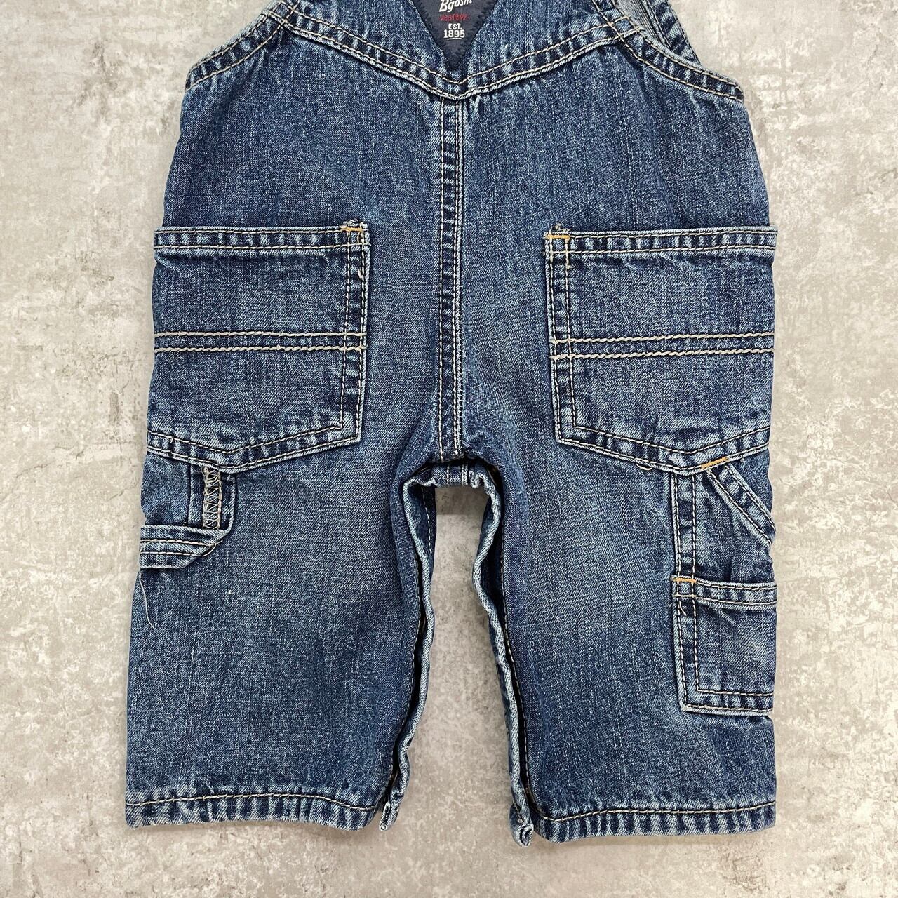 kids】 OSHKOSH オシュコシュ デニム オーバーオール ロンパース