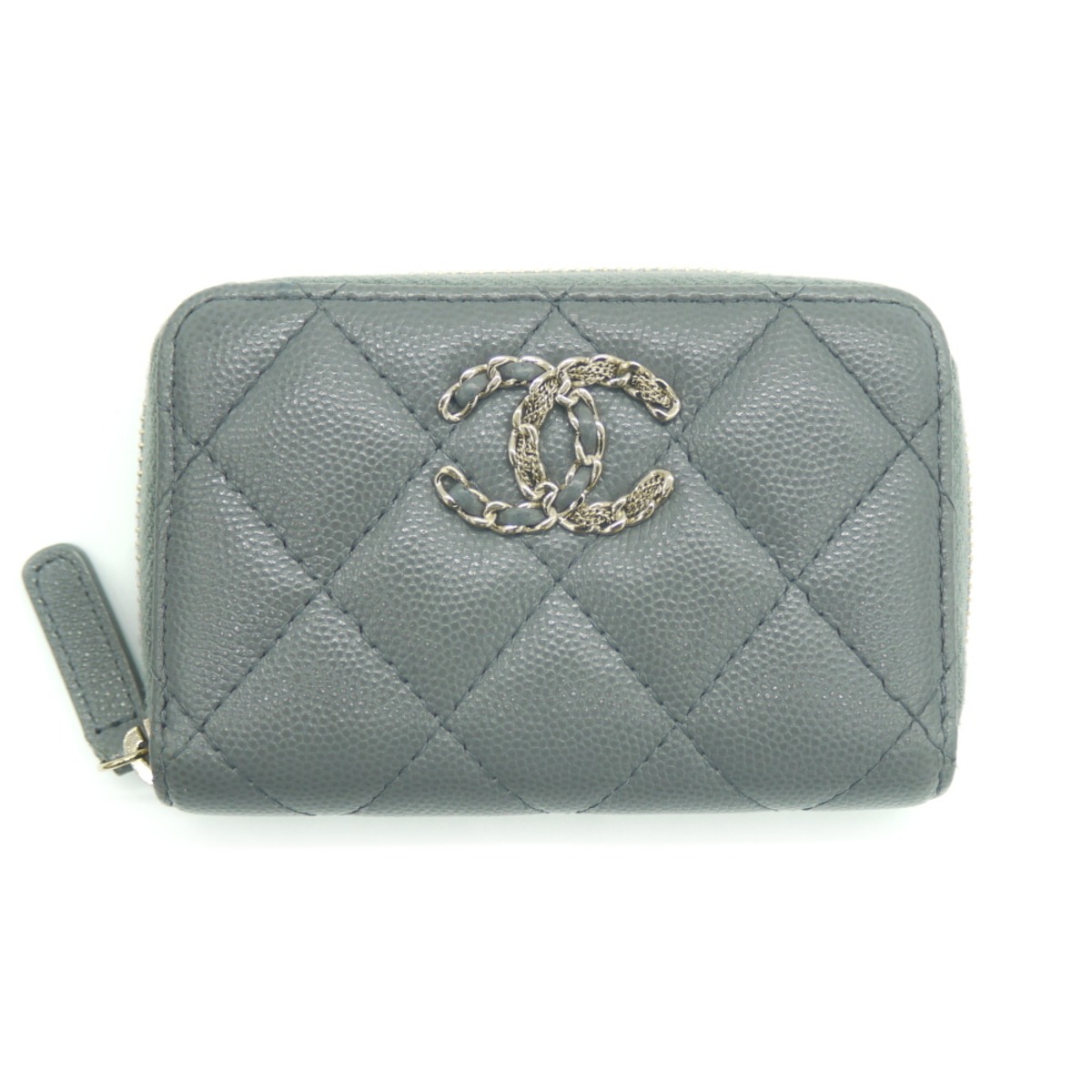 CHANEL シャネル マトラッセ ジップ コインパース ココマーク キャビア 