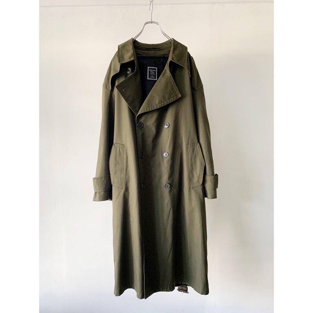 メンズファッション Christian Dior トレンチコート カーキ