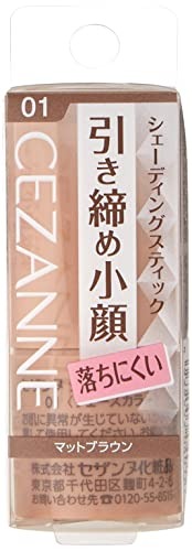 セザンヌ シェーディングスティック マットブラウン
