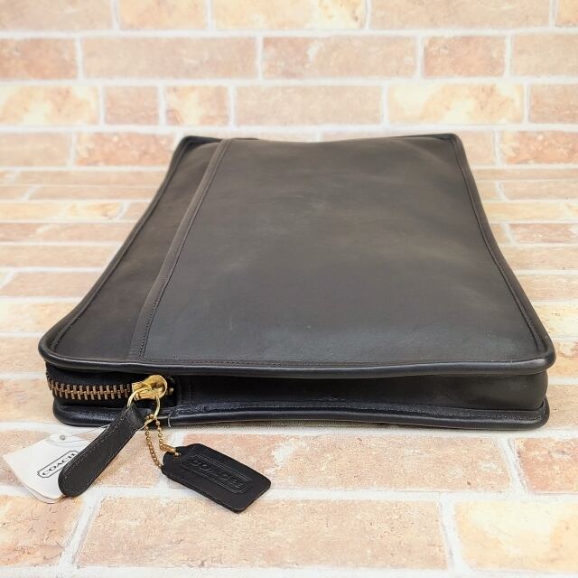 未使用 オールドコーチ ☆USA製 レザー ドキュメントケース クラッチ  