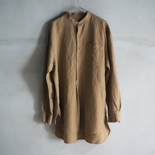 YOKO SAKAMOTO / GRANPA SHIRT COTTON+LINEN PANAMA