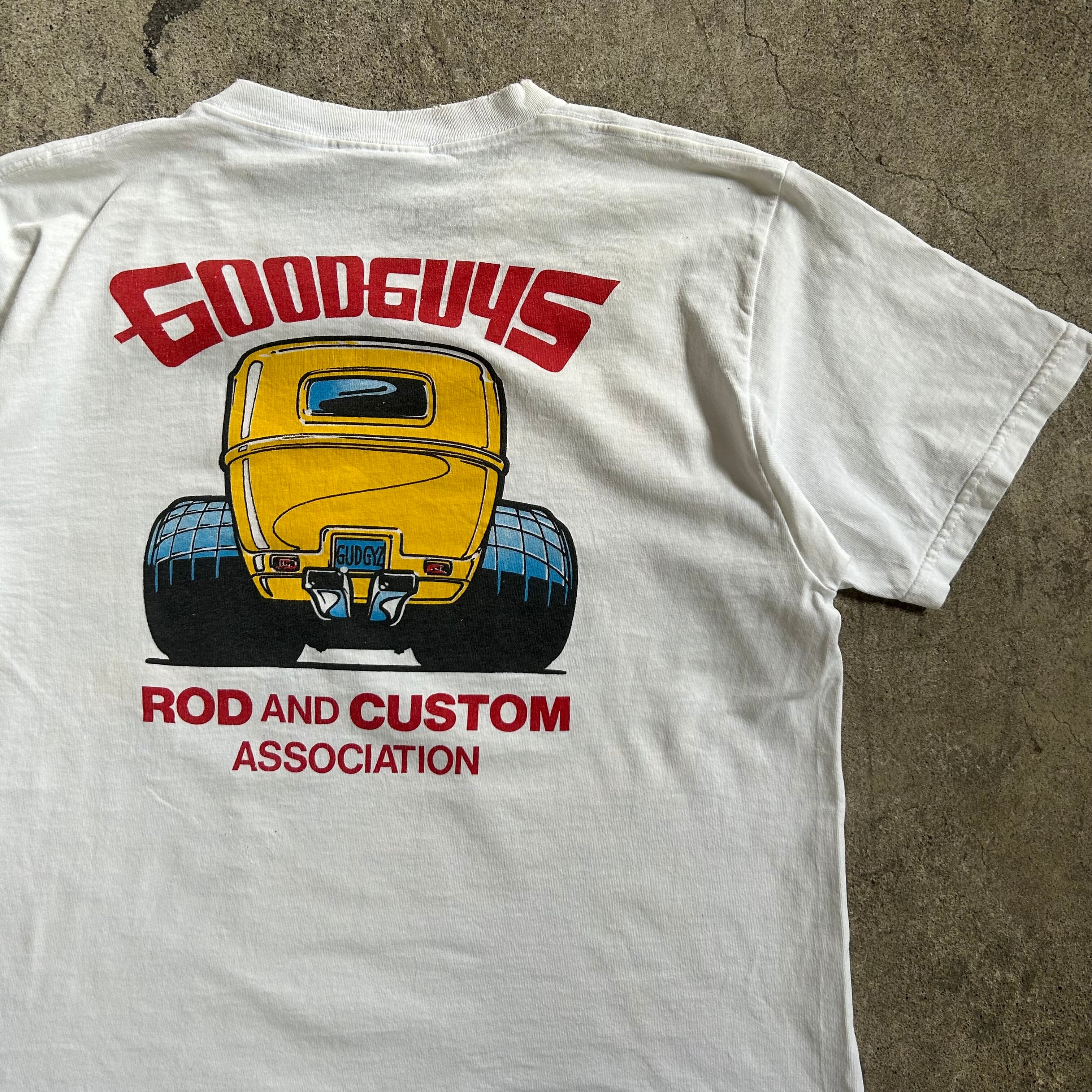 90s Lee GOODGUYS Print T-Shit HOT ROD リー ホットロッド 車 プリント Tシャツ ＃505028 kapre