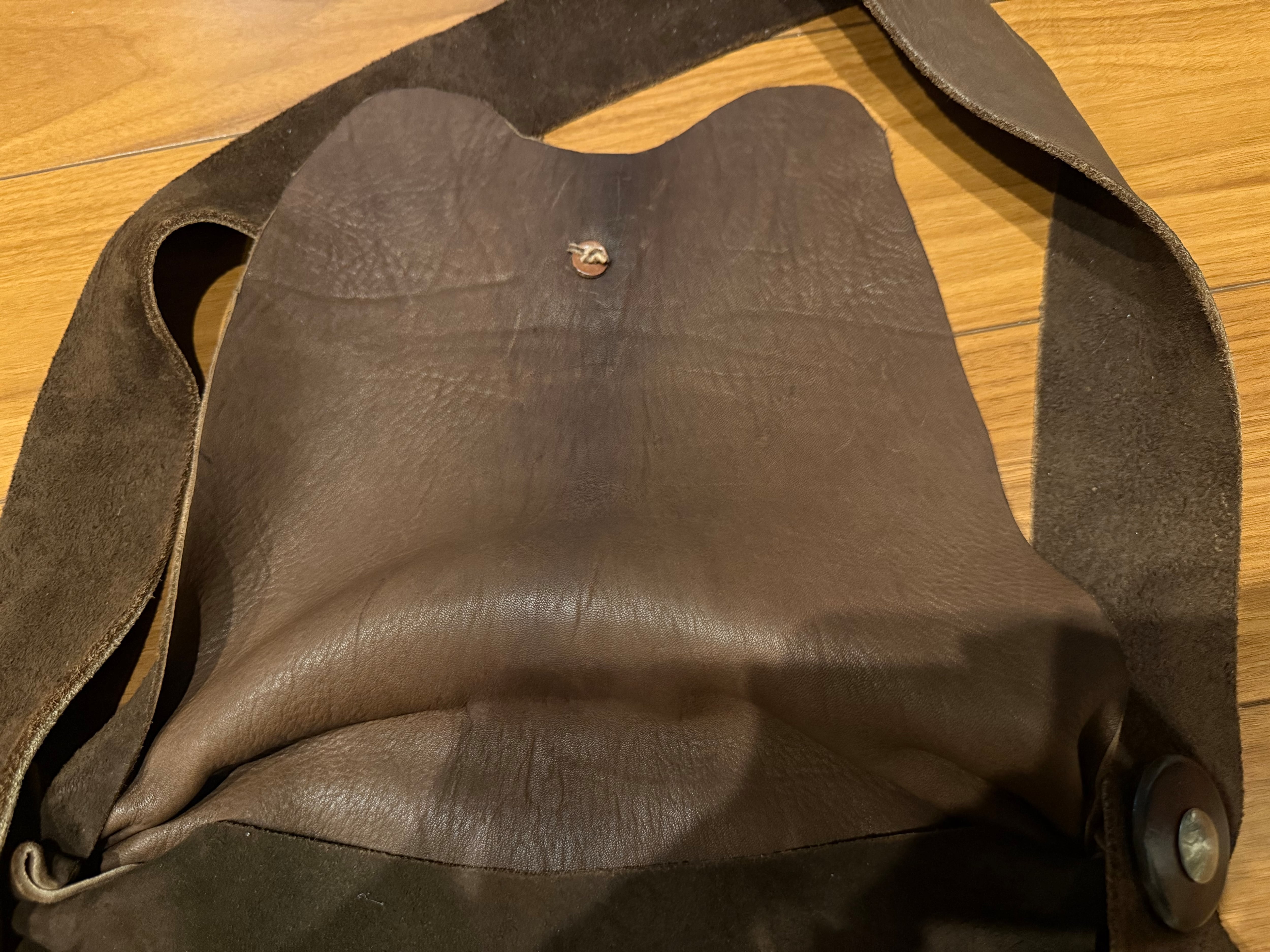 ほぼ新品 ディアスキンショルダーバッグS 焦茶 | ゴローズ 通販