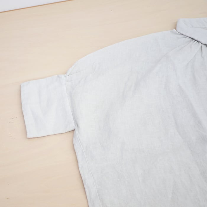 美品】Honnete オネット リネン シャツ 白 ホワイト プルオーバー 