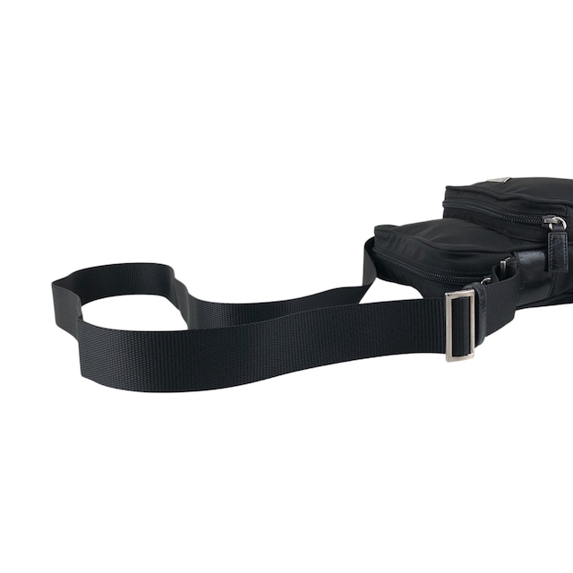 PRADA プラダ ショルダーバッグ ブラック トライアングルロゴ ナイロン vintage ヴィンテージ オールド 2ctkw3