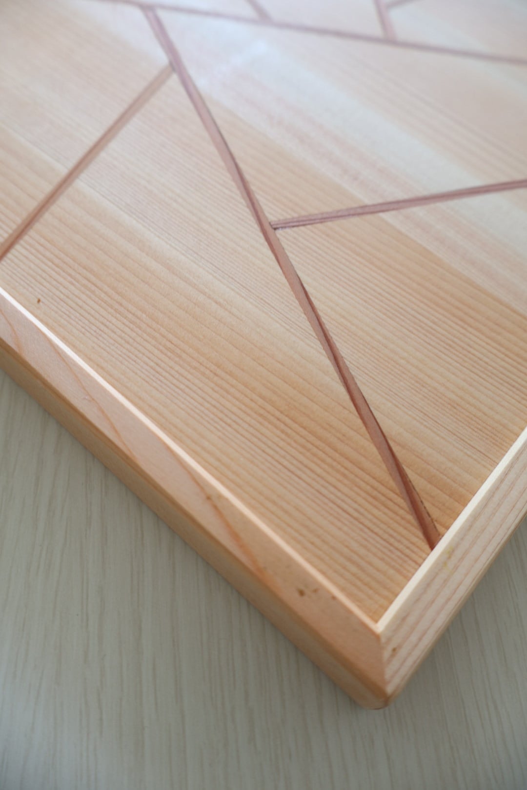 寄木細工 盆（氷組）｜Yosegi-zaiku Tray – Koorigumi (Ice-Break