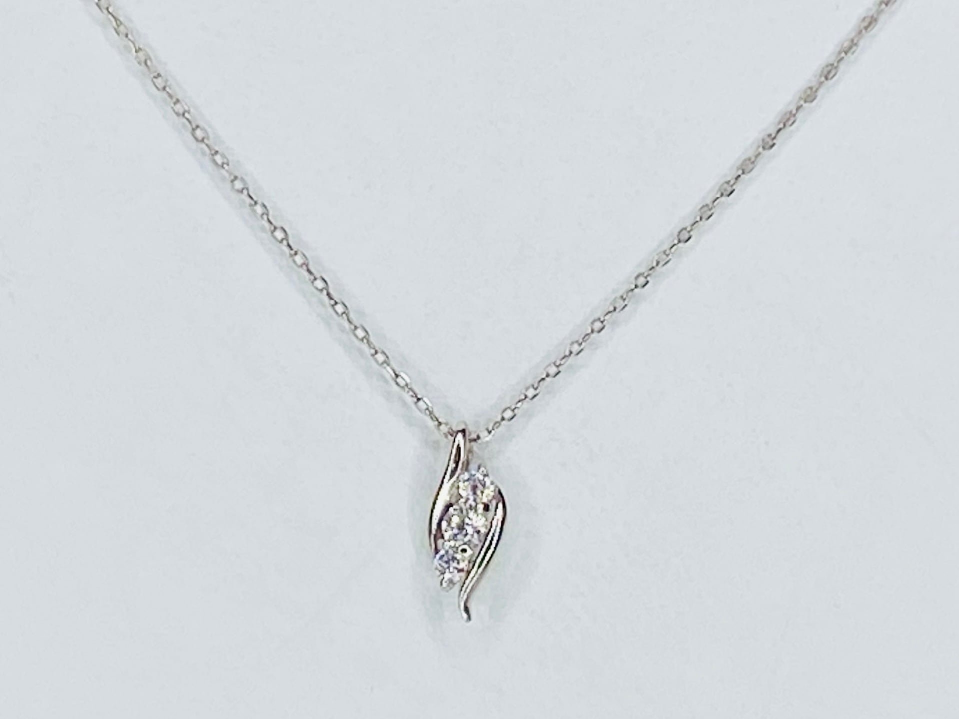 PT900/850 0.06ct ダイヤモンドネックレス ○ | Pay ID